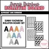 Bulletin Board Letters and Border | Sunny Rainbow Theme | 