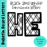 Bulletin Board Letters- farmhouse style