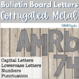 Farmhouse Bulletin Board Letters in Corrugated Metal - Far