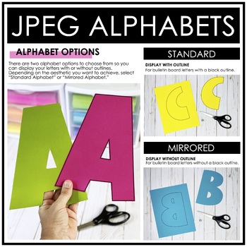 bulletin board letters with ag fonts vol one by amy groesbeck tpt