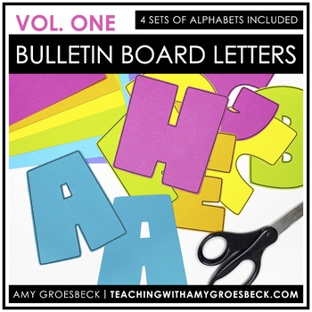 Preview of Bulletin Board Letters with AG Fonts: Vol. 1