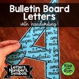 Bulletin Board Letters for Super Work