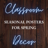 Bulletin Board Posters for the Spring Season - Classroom Decor