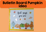 Bulletin Board Pumpkin Idea