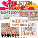 Bulletin Board Quote Kit {Bundle} - Retro 70's Throwback