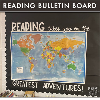 Bulletin Board: Reading Takes You on the Greatest Adventures | TPT