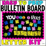 Staff or Student Shout Out Bulletin Board Letter Kit for B