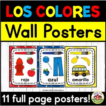 school color shapes in spanish for bulletin board