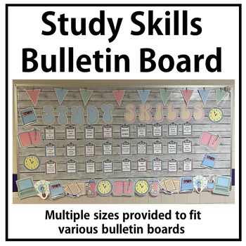 Preview of Bulletin Board Study Skills
