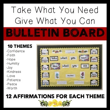 Preview of Bulletin Board: Take What You Need, Give What You Can 