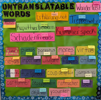 Preview of Bulletin Board: Untranslatable Latin Words