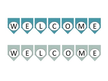 Bulletin Board Welcome Banners by Totally Organized Teacher and ...