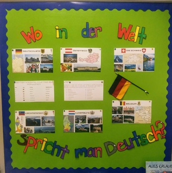 Preview of Bulletin Board: Wo in der Welt spricht man Deutsch?
