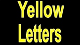 Bulletin Board: Yellow Letters