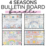 Seasonal Bulletin Boards Bundle: Spring, Summer, Fall, Win