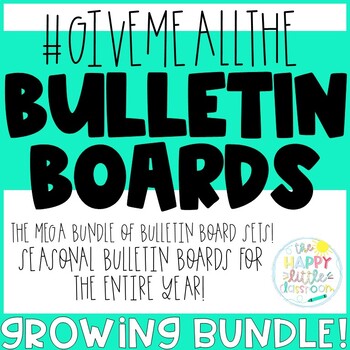 Bulletin Boards Growing Bundle by The Happy Little Classroom | TpT