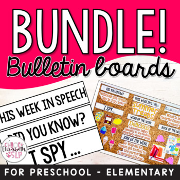 Preview of Bulletin Boards for Preschool - Early Elementary BUNDLE!