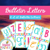 Bulletin Letters Bright and Bold Themed | Classroom Decor 