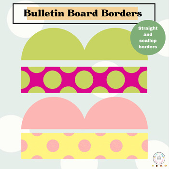 Bulletin board borders Pastel Polka Dot by ISABELLAND HAPPY SCHOOL