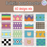 Bulletin board borders / mix 60 different designs 01