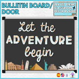 Bulletin board kit  - door decor- Travel theme classroom decor