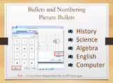 How-to Video -- Bullets and Symbols using MS Word