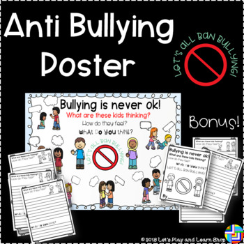 Bullying is never ok! An Anti Bullying Poster and Booklet | TpT