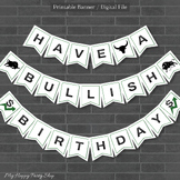 Bullish Birthday Banner, Broker Birthday, Investor Bday Pa