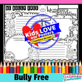 Bully Free Activity Poster : Doodle Style Writing Organize