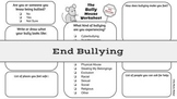Bully Mouse CBT Worksheet with End Bullying Maze, Record K