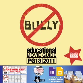 Preview of Bully Movie (Documentary) Guide | Questions | Google Formats (PG13 - 2011/2012)