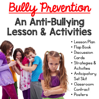 Preview of Bully Prevention - Anti-Bullying Lesson and Activities