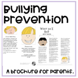 Bully Prevention Brochure for Parents