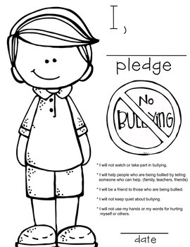 Bully Prevention - PowerPoint, Posters and Pledge Certificate