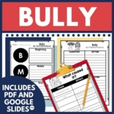 Bully by Patricia Polacco Book Activities in Digital and PDF