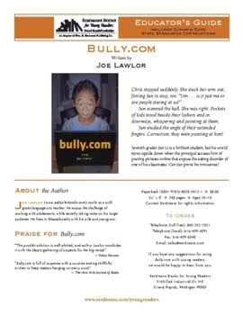 Preview of Bully.com (Joe Lawlor) Novel Discussion Guide
