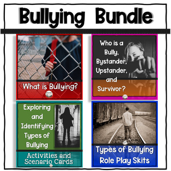 Preview of Bullying Activities Lesson Plans Bundle- High School and Middle School