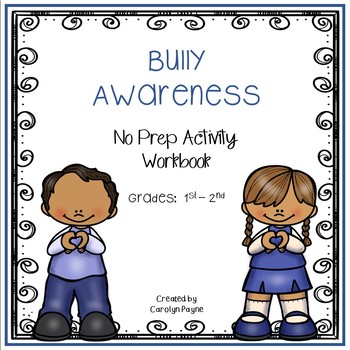 Preview of Bullying Awareness Workbook – Lower Elementary Print and Digital
