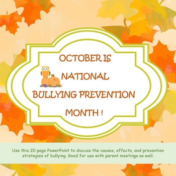 Preview of Bullying Awareness and Prevention