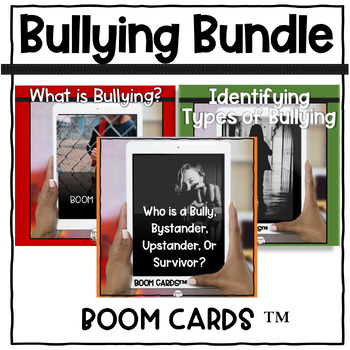 Preview of Bullying Boom Cards Bundle for High School and Middle School 