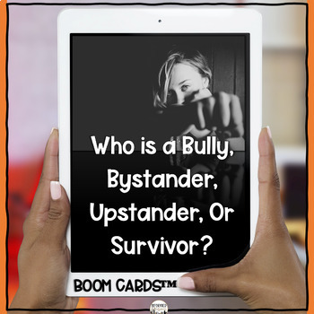Preview of Bullying Boom Cards Deck 2 for High and Middle School - Understanding Roles 