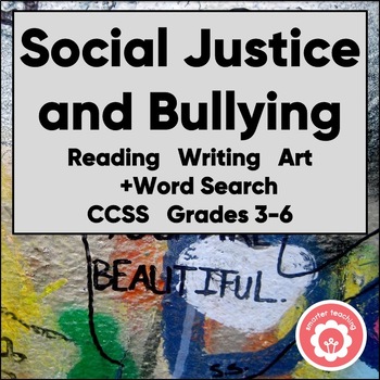 Preview of Social Justice and Bullying "Don't Laugh at Me" +Word Search CCSS Grades 3-6