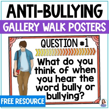 Preview of Bullying Gallery Walk  - Anti-Bullying Activity - Bullying Prevention Lesson