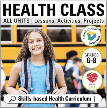 Preview of Middle School Health Curriculum: Full-Year, Skills Based Health Education