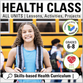 Middle School Health Curriculum: Full-Year, Skills Based H