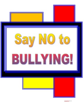 Bullying Poster Set by gingerose | Teachers Pay Teachers