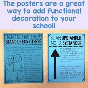 Bullying Posters by Counselor Chelsey | Teachers Pay Teachers