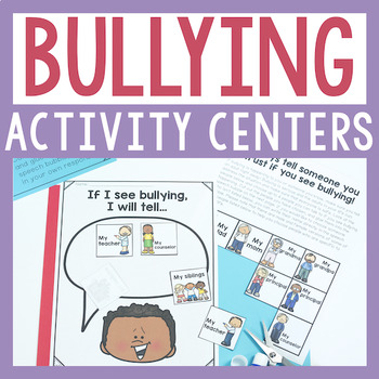 Preview of Bullying Prevention Centers For Anti-Bullying Counseling and SEL Lessons