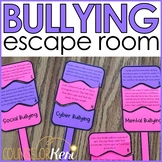 Bullying Prevention Escape Room: Bullying Activity for Sch