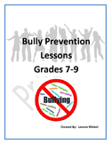 Bullying Prevention Lessons